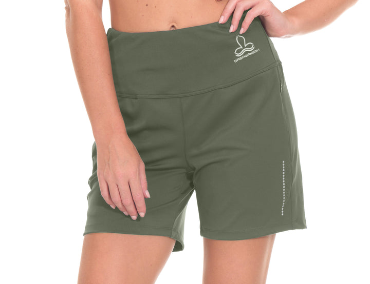 Women's High Waisted Yoga Running Shorts YZF US-DS