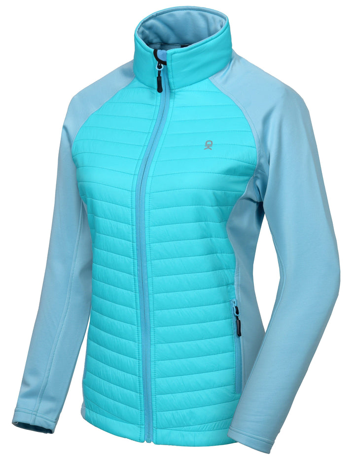 Women's Lightweight Insulated Hiking Jacket YZF US-DK