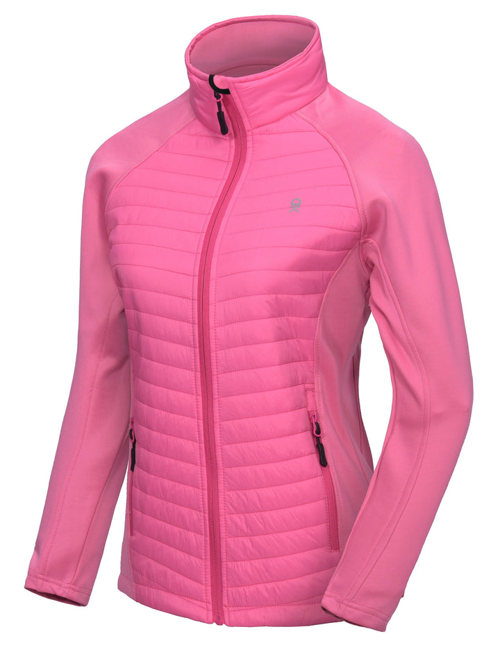 Women's Lightweight Insulated Hiking Jacket YZF US-DK