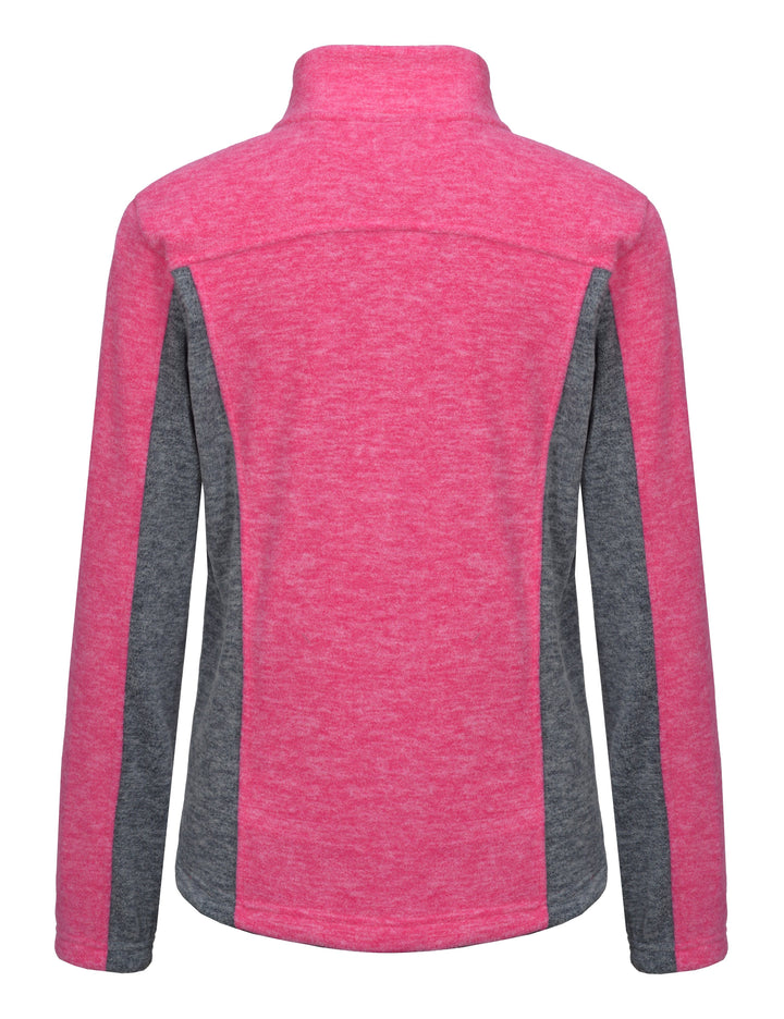 Women's Lightweight Recycled Polar Fleece Hiking Jacket YZF US-DK