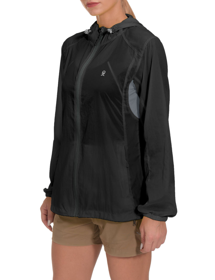 Women's UPF 50 Protection Lightweight Packable Running Jacket YZF US-DK