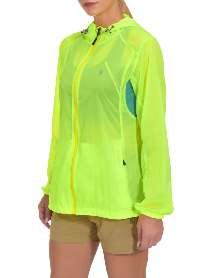 Women's UPF 50 Protection Lightweight Packable Running Jacket YZF US-DK