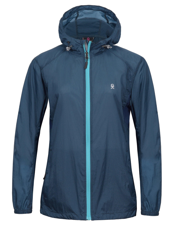 Women's UPF 50 Protection Lightweight Packable Running Jacket YZF US-DK
