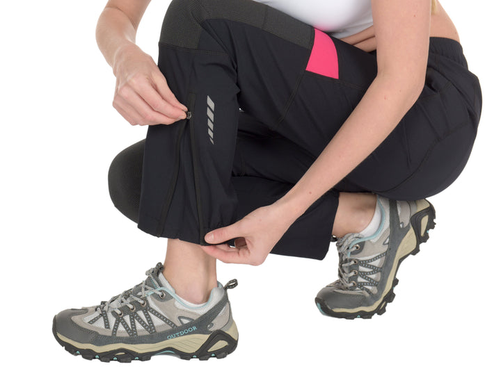 Women's UPF 50 Reinforced Knees Climbing Hiking Pants YZF US-DK