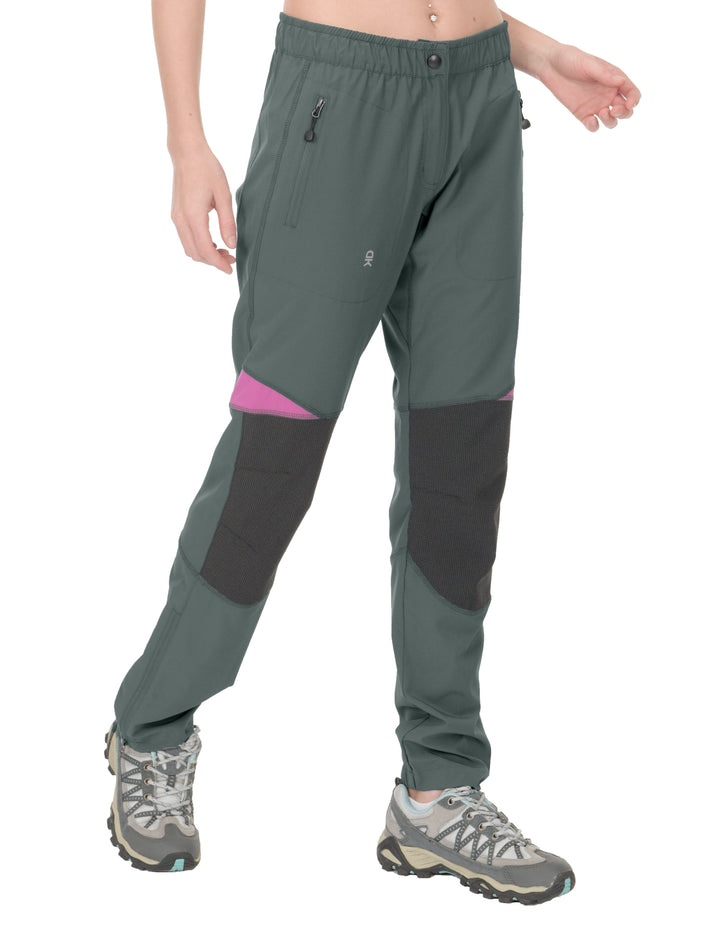 Women's UPF 50 Reinforced Knees Climbing Hiking Pants YZF US-DK