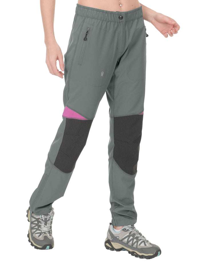 Women's UPF 50 Reinforced Knees Climbing Hiking Pants YZF US-DK